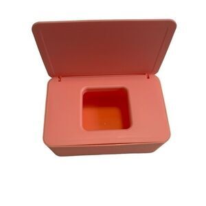 NEW wet wipe tissue container storage pink case makeup wipes dispenser holder